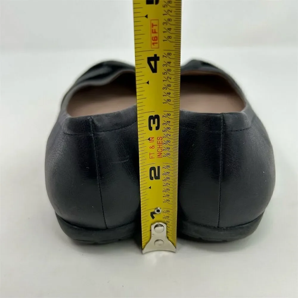 ABEO Terrie Women's Ballet Flats Black Gray Ombre Size 7 Neutral Casual Slip On